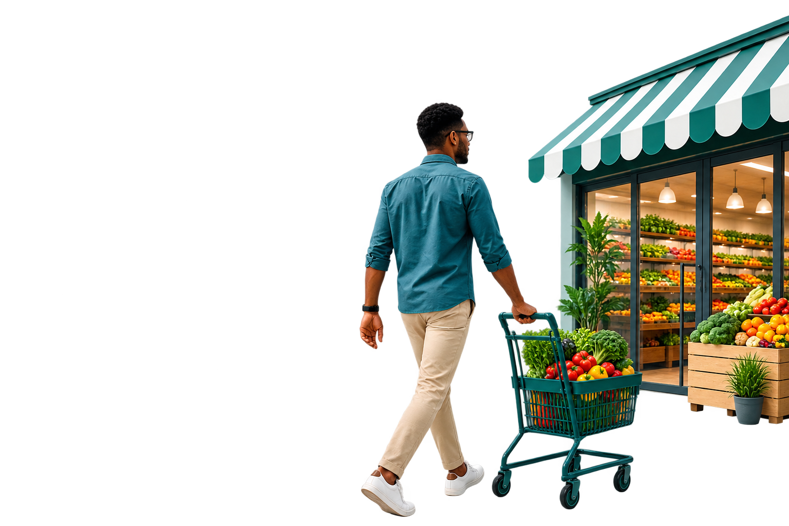 Illustration du supermarché Tropiques